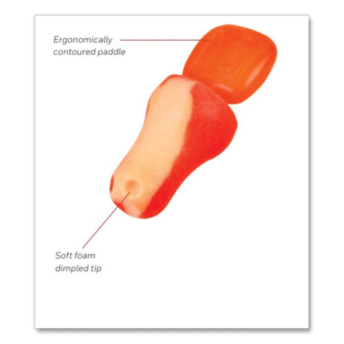 Howard Leight By Honeywell Trustfit Plus Reusable Bell Shaped Uncorded Foam Earplugs Uncorded One Size Fits Most 31 Db Nrr Orange 1000/Case