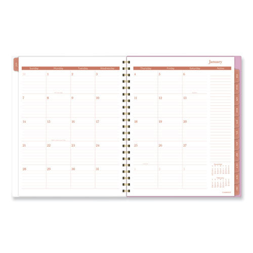 AT-A-GLANCE Cher Weekly/monthly Planner Plaid Artwork 11x9.25 Pink/blue/orange Cover 12-month (jan To Dec): 2024