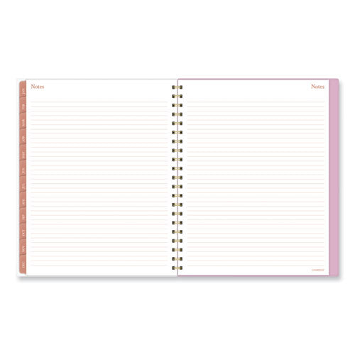 AT-A-GLANCE Cher Weekly/monthly Planner Plaid Artwork 11x9.25 Pink/blue/orange Cover 12-month (jan To Dec): 2024