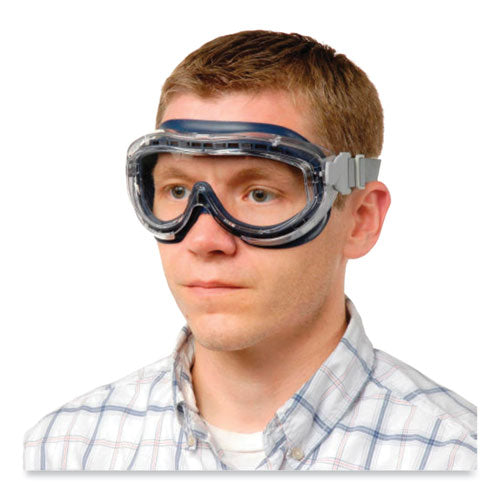 Honeywell Uvex™ Flex Seal Otg Goggles Clear Hydroshield Anti-fog/anti-scratch Lens Clear/navy/gray Frame