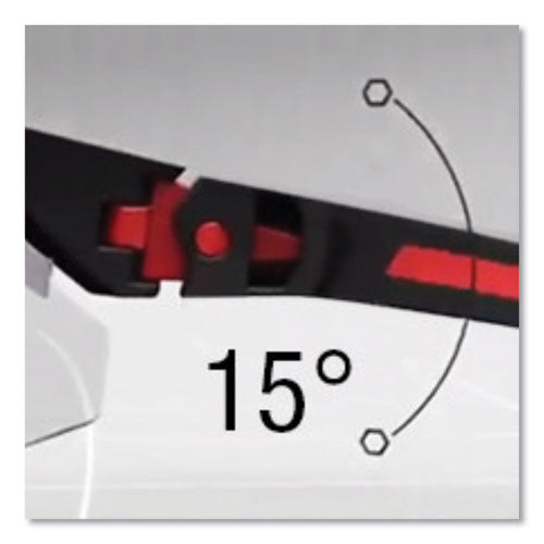 Honeywell Uvex™ Avatar Safety Glasses Black/red Polycarbonate Frame Gray Polycarbonate Lens