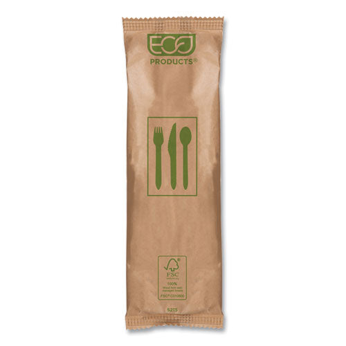 Eco-Products Wood Cutlery Fork/knife/spoon/napkin Natural 500/Case