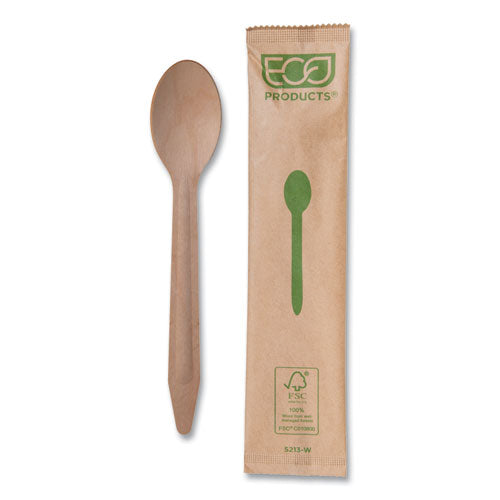 Eco-Products Wood Cutlery Spoon Natural 500/Case