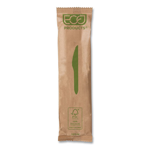 Eco-Products Wood Cutlery Knife Natural 500/Case