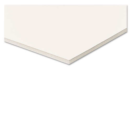 Fome-Cor Pro Foam Board Polystyrene 40x30 White Surface And Core 10/Case