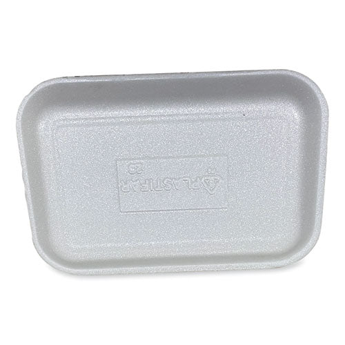 GEN Meat Trays #2s 8.5x6x0.7 White 500/Case