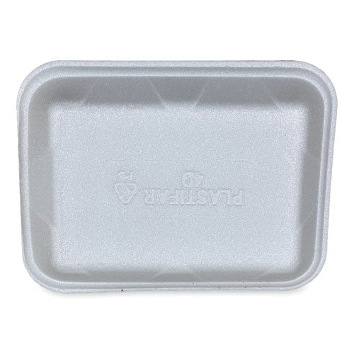 GEN Meat Trays #4d 9.47x7.12x1.32 White 500/Case