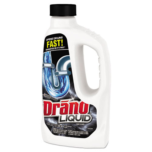 Drano Liquid Drain Cleaner 32 Oz Safety Cap Bottle 12/Case