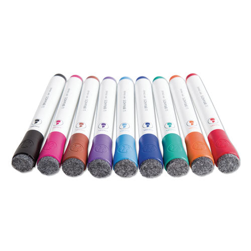U Brands Chisel Tip Low-odor Dry-erase Markers With Erasers Broad Chisel Tip Assorted Colors 24/pack