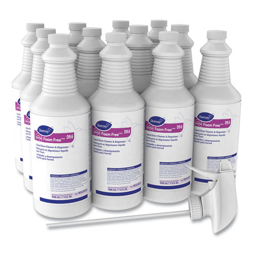 Diversey™ Suma Foam Free D9.6 Liquid Oven Cleaner And Degreaser 32 Oz Bottle 12/Case
