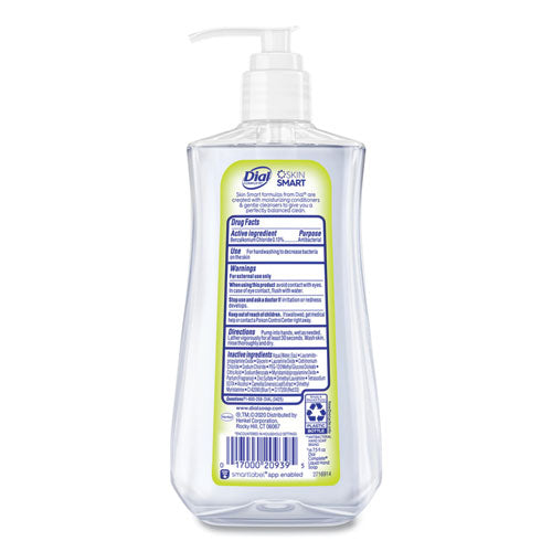 Dial Antibacterial Liquid Hand Soap White Tea Scent 11 Oz Pump Bottle 12/Case