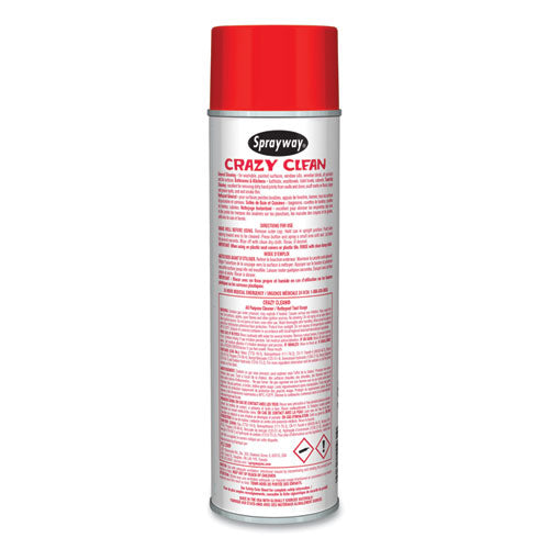 Sprayway Crazy Clean No. 31 All Purpose Spray Cleaner, net wt.19 oz, Case  of 12