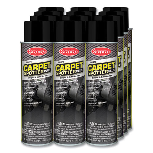 Sprayway Carpet Spotter Plus Butyl Scent 18 Oz Aerosol Spray Dozen