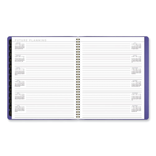 AT-A-GLANCE Contemporary Monthly Planner 11.38x9.63 Purple Cover 12-month (jan To Dec): 2024