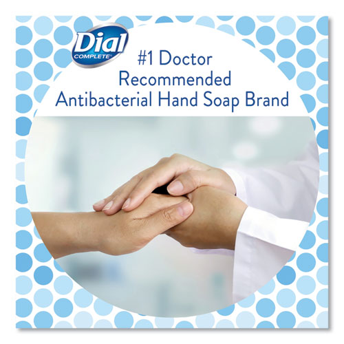 Dial Antibacterial Liquid Hand Soap Spring Water 11 Oz Pump Bottle 12/Case