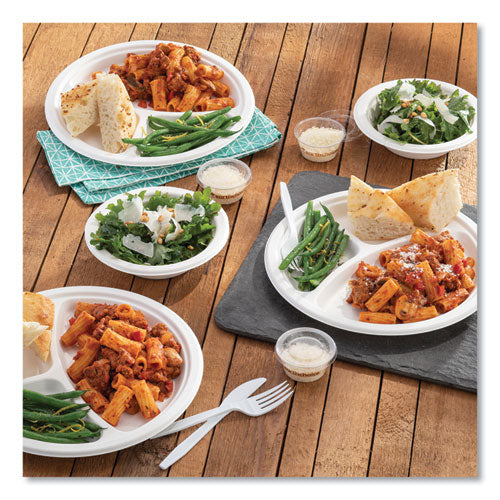 Pactiv Evergreen Earthchoice Pfas Free Compostable Dinnerware Bowl 12 Oz Natural 1000/Case
