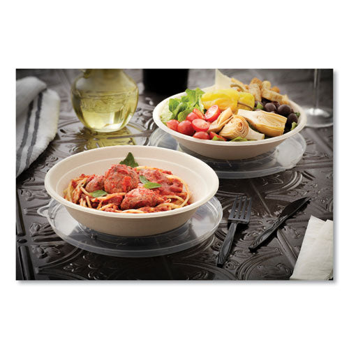 Pactiv Evergreen Earthchoice Fiber-blend Bagasse Dinnerware Bowl 24 Oz Natural 400/Case