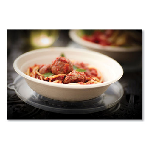 Pactiv Evergreen Earthchoice Fiber-blend Bagasse Dinnerware Bowl 24 Oz Natural 400/Case