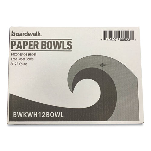Boardwalk Paper Dinnerware Bowl 12 Oz White 1000/Case