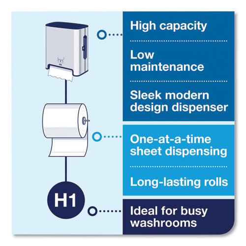 Tork Image Design Matic Hand Towel Roll Dispenser 13.58x8.07x15.75 Stainless Steel