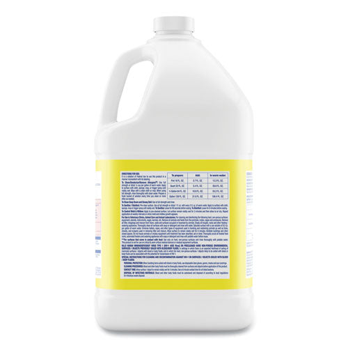 Professional LYSOL Brand Disinfectant Deodorizing Cleaner Concentrate Lemon Scent 128 Oz Bottle 4/Case