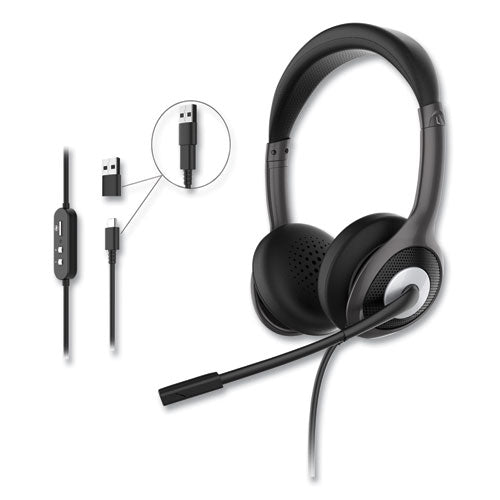 Morpheus 360 Hs5600su Connect Usb Stereo Headset With Boom Microphone