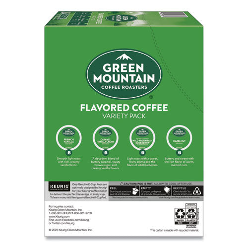 Green Mountain Coffee Flavored Variety Coffee K-cups Assorted Flavors 0.38 Oz K-cup 24/box