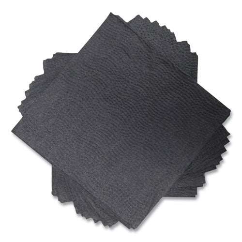 Morcon Tissue Morsoft Beverage Napkins 2-ply 9x9.5 Black 1000/Case