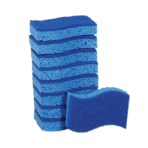 Scotch-Brite Non-scratch Multi-purpose Scrub Sponge 4.4x2.6 0.8" Thick Blue 9/pack