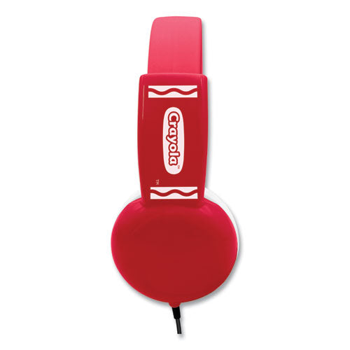 Crayola Cheer Wired Headphones Red/white