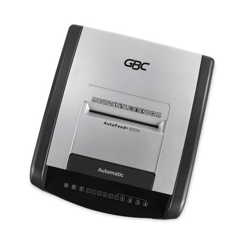 GBC Autofeed+ 600x Super Cross-cut Office Shredder 600 Auto/15 Manual Sheet Capacity