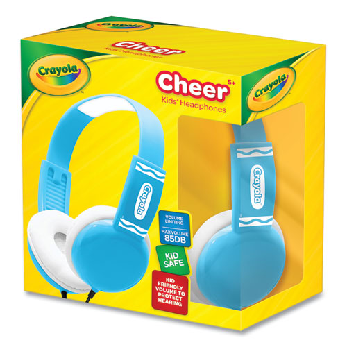 Crayola Cheer Wired Headphones Blue/white