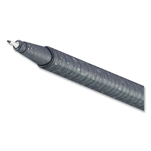 Staedtler Triplus Fineliner Marker Pen Stick Fine 0.3 Mm Black Ink Clear Barrel 6/pack