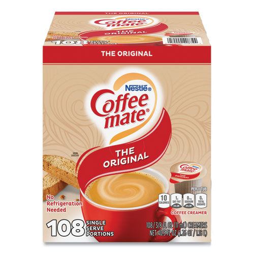 Coffee Mate Liquid Coffee Creamer Original 0.38 Oz Mini Cups 108/Case
