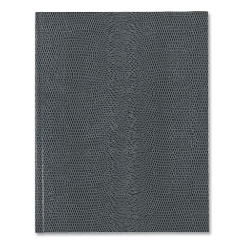 Blueline Executive Notebook With Ribbon Bookmark 1 Subject Medium/college Rule Cool Gray Cover (75) 10.75x8.5 Sheets