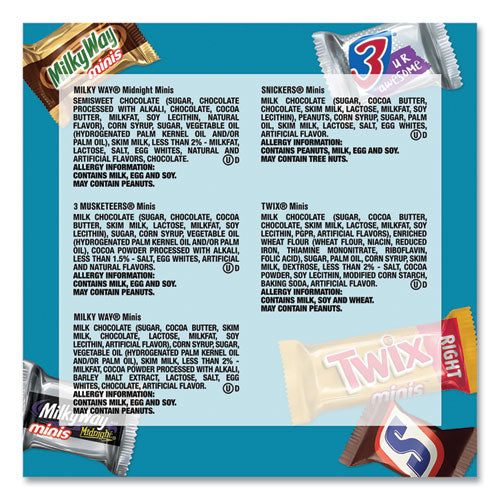 Minis Mix Variety Pack, 62.6 oz Bag, Ships in 1-3 Business Days Minis Mix Variety Pack, 62.6 oz Bag, Ships in 1-3 Business Days