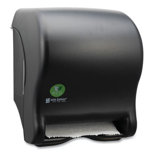 San Jamar Ecological Green Towel Dispenser 9.1x14.4x11.8 Black