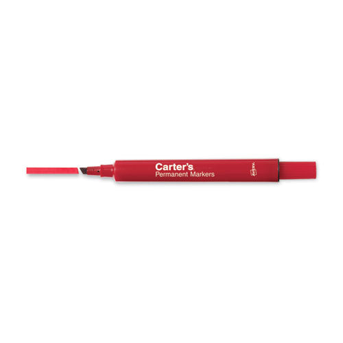 Carter's™ Large Desk Style Permanent Marker Broad Chisel Tip Red