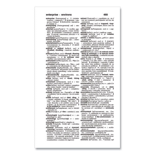 Spanish-English Dictionary, Paperback, 928 Pages Spanish-English Dictionary, Paperback, 928 Pages