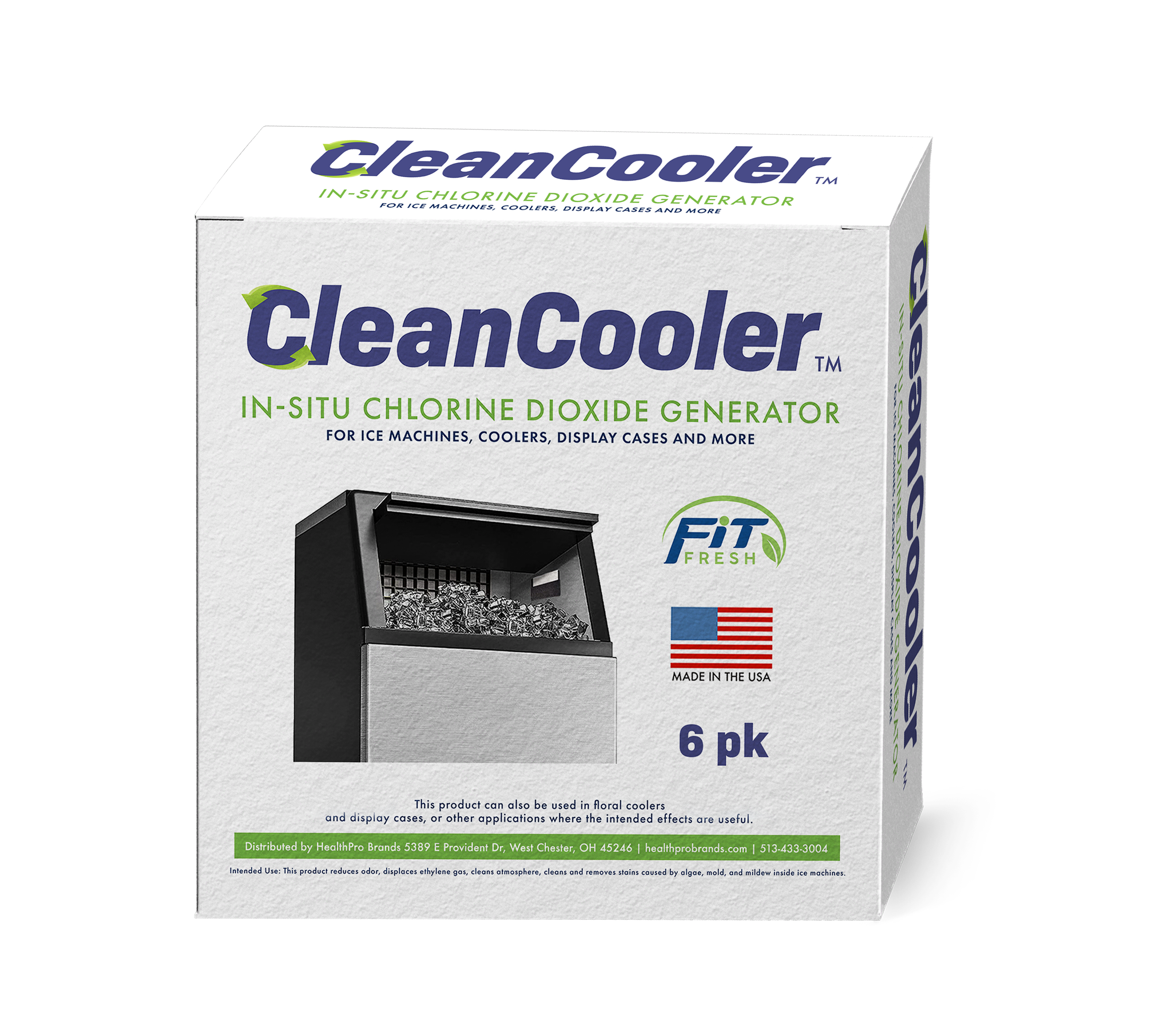 Fit Fresh Cleancooler Ice Machine-6 Packet-1/Case MPN# 800-90000-6 ...