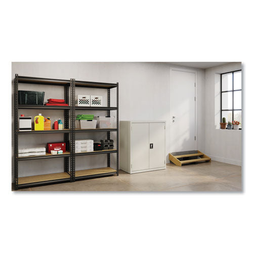 OIF Fully Assembled Storage Cabinets 3 Shelves 36"x18"x42" Light Gray