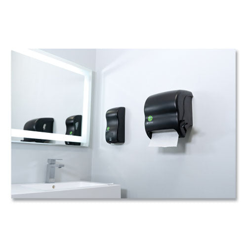 San Jamar Ecological Green Towel Dispenser 12.49"x8.6"x12.82" Black