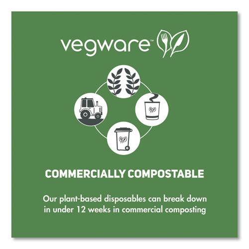 Vegware™ 115-series Flat Hot Lids For Use With 115-series Soup Containers White Plastic 500/Case