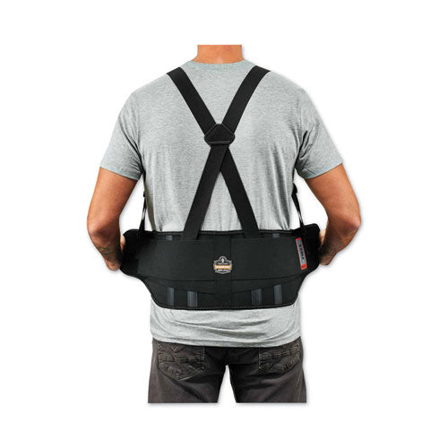 Ergodyne Proflex 1625 Elastic Back Support Brace 4x-large 52" To 58" Waist Black