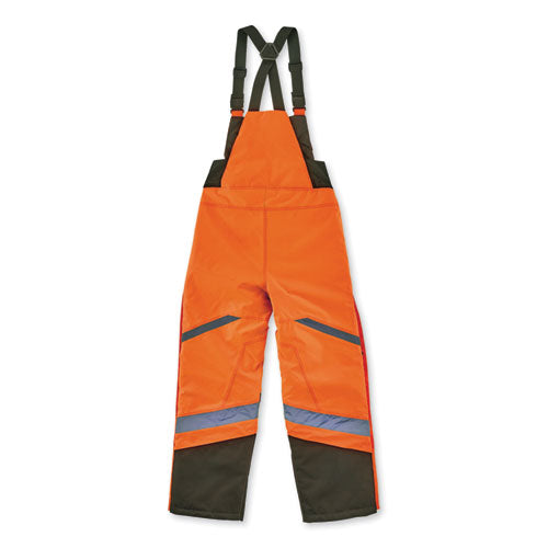 Ergodyne Glowear 8928 Class E Hi-vis Insulated Bibs 4x-large Orange