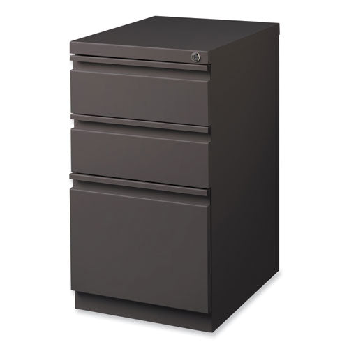Hirsh Industries Full-width Pull 20 Deep Mobile Pedestal File Box/box/file Letter Medium Tone 15x19.88x27.75
