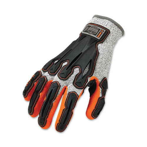 Ergodyne Proflex 922cr Nitrile Coated Cut-resistant Gloves Gray Medium 96 Pairs/Case