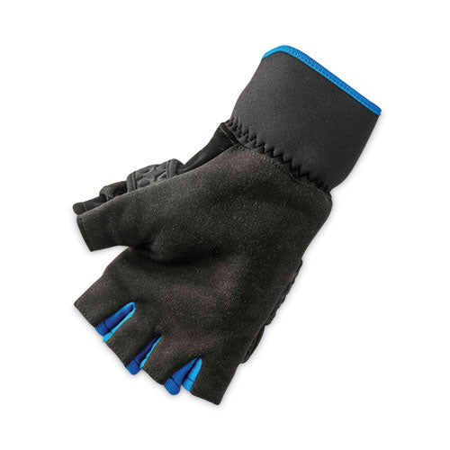 Ergodyne Proflex 816 Thermal Flip-top Gloves Black Small Pair