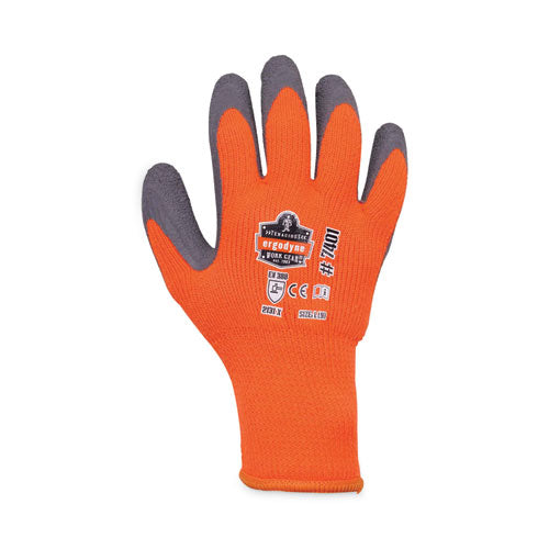 Ergodyne Proflex 7401 Coated Lightweight Winter Gloves Orange X-large Pair