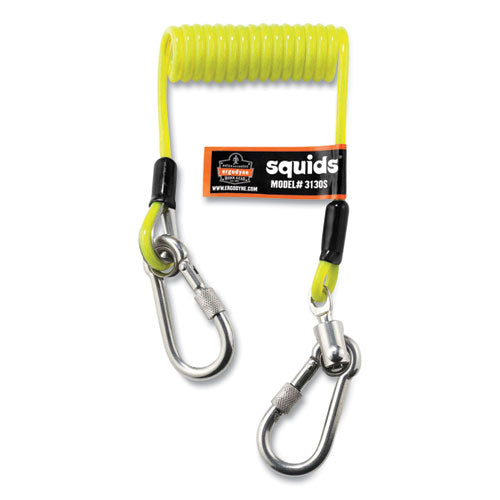 Ergodyne Squids 3180 Tool Tethering Kit 2 Lb Max Working Capacity 6.5" To 48" Long Yellow/black